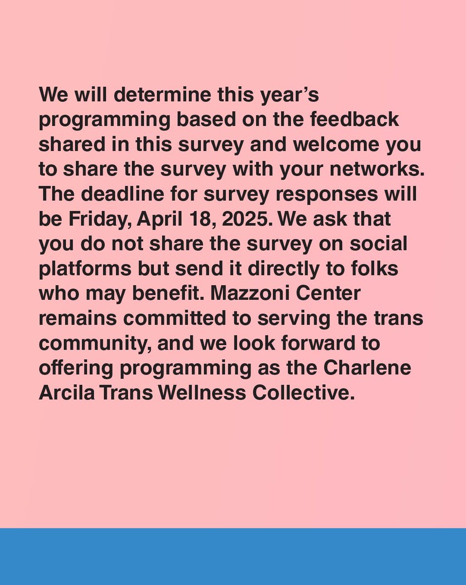 Charlene Arcila Trans Wellness Collective tweet media