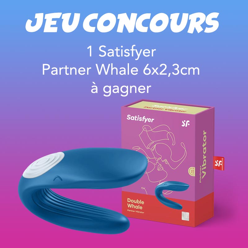 JEU CONCOURS : 1 Vibro Partner Whale 6*2.3cm bleu de la marque Satisfyer à gagner!  

Pour participer : 
-Retweeter ce post 
-Suivre <a href="/BoutiqueDuHard/">La Boutique Du Hard</a> 

Tirage au sort le 11/04/2025 à 12h laboutiqueduhard.fr 
#jeuconcours #satisfyer