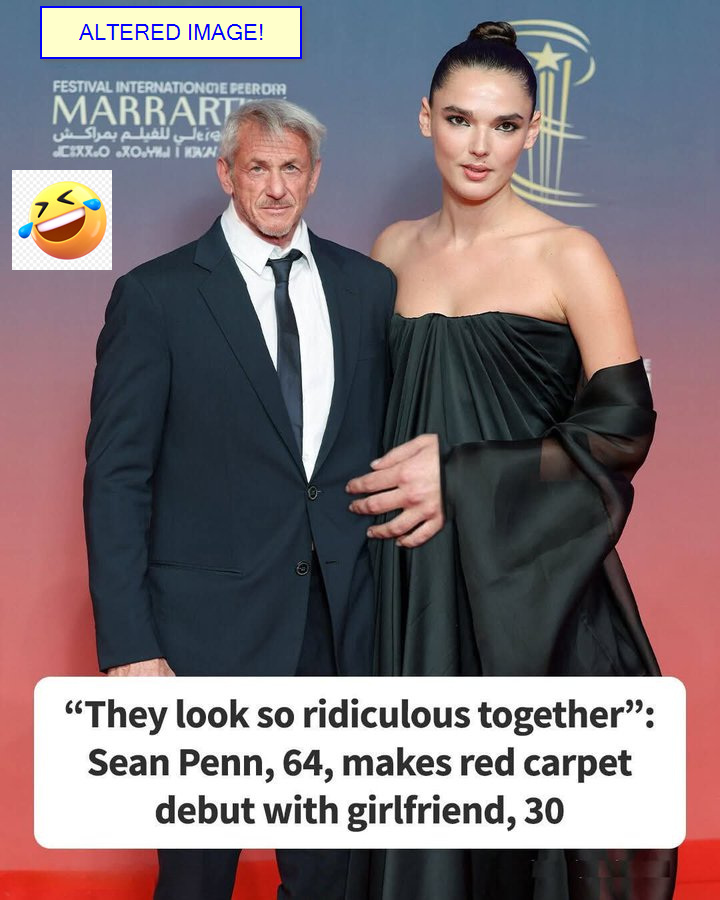 Sean Penn and Moldovan actress/model "girlfriend" Valeria Nicov. 1st is a real photo. Ask yourself who's the male and who's the female? Sean is getting railed on the regular by Valeria. 2nd photo is an altered photo taken to absurd levels. Credit to Bill Russian bot #EGI