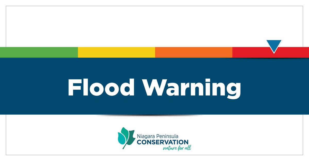 NPCA_Ontario's tweet photo. Niagara Peninsula Conservation Authority has issued a Flood Warning for the Niagara Peninsula Watershed Updated https://t.co/xA2ZU4K2X7 https://t.co/yJnq4fgTyj