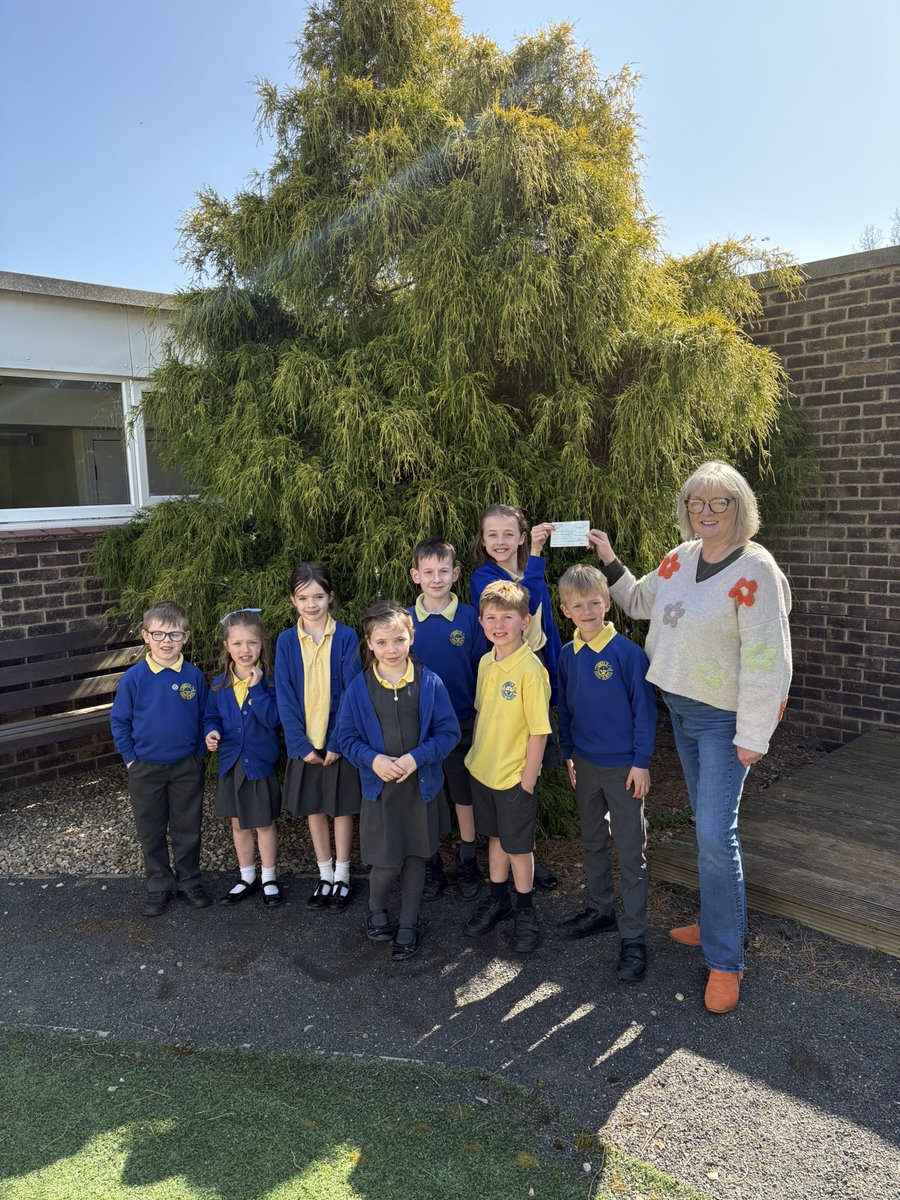 Thank you to the pupils of CorbridgeCofEfirstschool who have raised £200 to help other children. It was lovely to meet you today.
