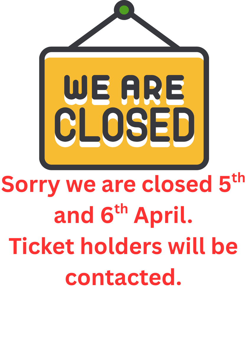 It is with deep regret that we will have to cancel the public tours planned for 5th and 6th April. Ticket holders will be contacted directly. Sorry.
