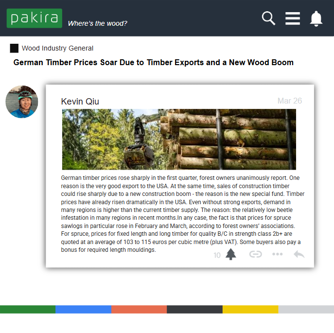 pakirainc's tweet photo. Trading has never been easier. Whether you're a builder, a forest landowner or in any other lumber adjacent position, simplify prospecting with our vast database of over 150,000 companies! https://t.co/R0NZeacfqa https://t.co/j7wR92JUZ7