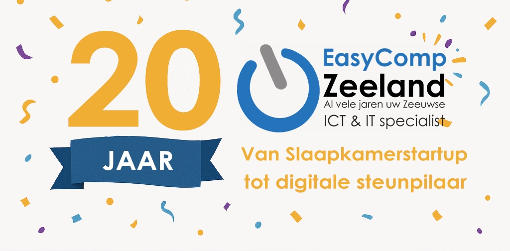 EasyCompZLD's tweet image. 🎉 EasyComp Zeeland bestaat 20 jaar!
Dankzij jullie groeien we nog elke dag.
Lees ons verhaal (en ontdek ons cadeautje):
👉 easycompzeeland.nl🎉-20-jaar-easycomp-zeeland-van-slaapkamerstartup-tot-digitale-steunpilaar
#20JaarEasyComp #TechniekMetEenHart
