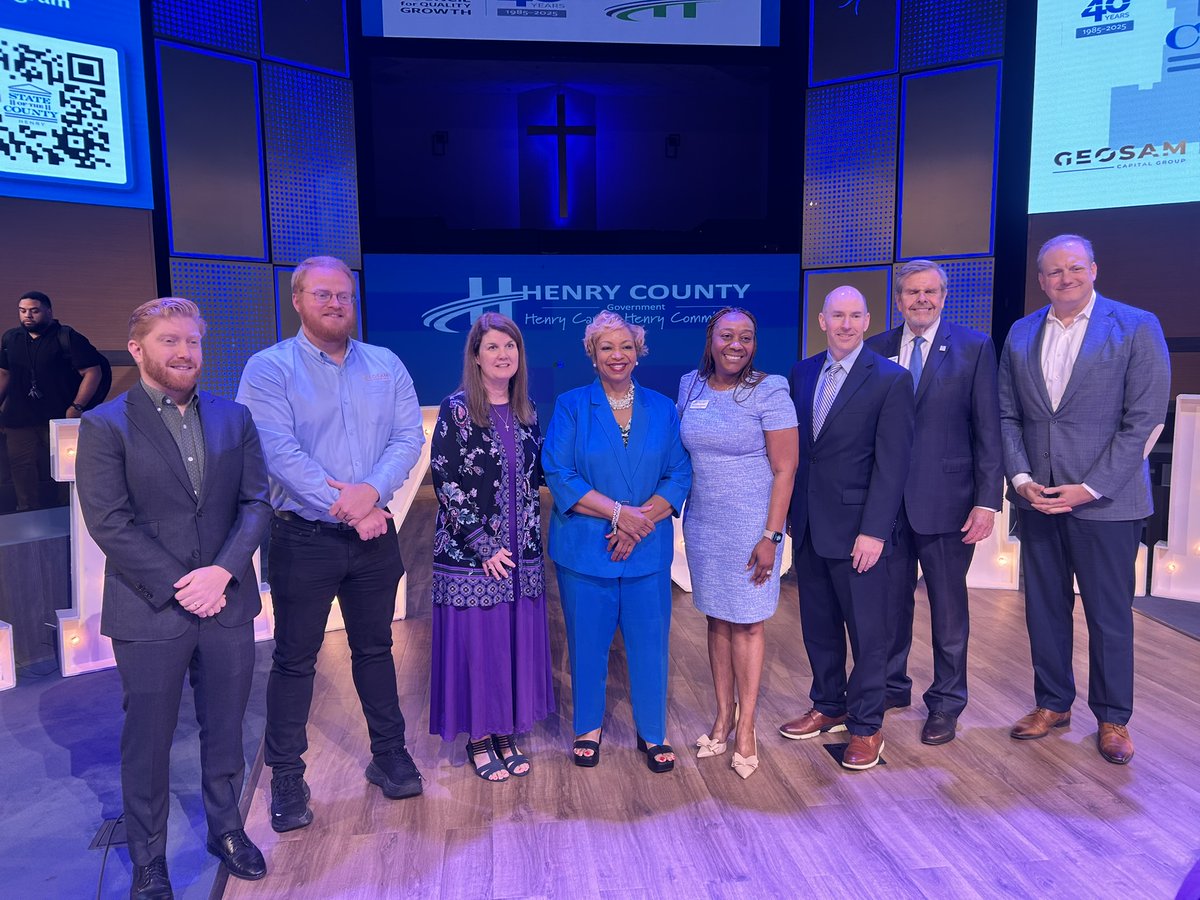 Yesterday morning, Henry County Chairwoman Harrell delivered the 2025 #StateofHenry address, presented by Geosam Capital, Piedmont Henry, and Truist. 
Read the press release: councilforqualitygrowth.org/press-release-…

Photo gallery and video recording of the event coming soon.