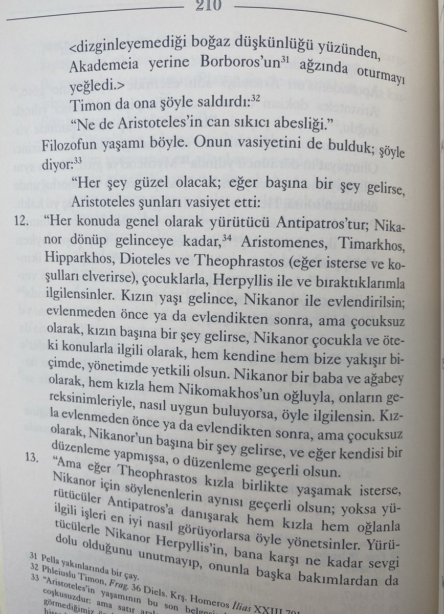 ‘Her şey güzel olacak’ sözünü Aristoteles söylemişse bu durumda Berkay GEZGİN’in suçu ne? Söz neredeyse 2350 yılı aşkın bir zamandır şahlanıp kanatlanmış:) 
(Diogenes Laertios, Ünlü Filozofların Yaşamları ve Öğretileri, Çev., Candan Şentuna, Yapı Kredi Yayınları S. 210).