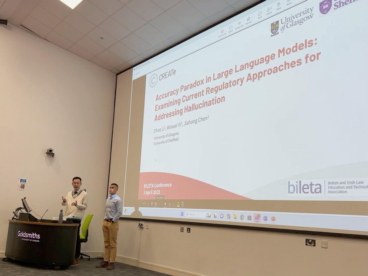Some of our colleagues are currently presenting their latest work at the BILETA Conference at <a href="/GoldsmithsUoL/">Goldsmiths, University of London</a> 🧵