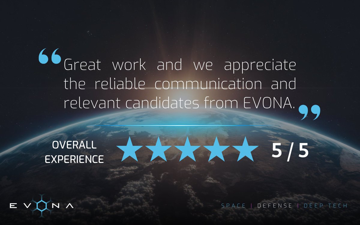 Some great feedback from one of our clients ☺️

Ryan Widdicombe has recently done the first placement with them, and we love to see the positive feedback!

#recruitment #positivefeedback #spacesector #spacetech