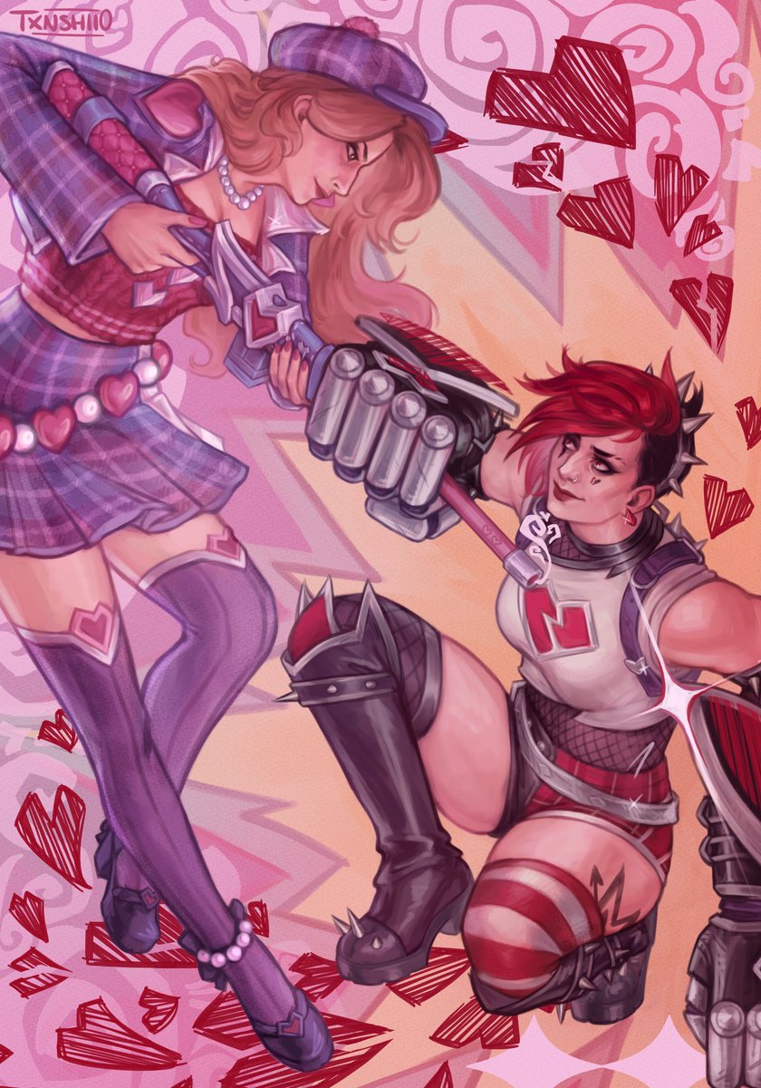 Heartthrob and Heartache 💗💔#leagueoflegends #caitvi #arcane