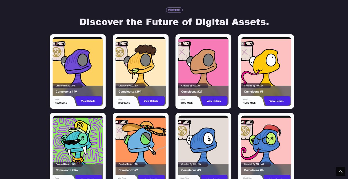 CameleoNFT's tweet photo. 🦎✨ CameleonZ is now LIVE on @ShiftysMP ! ✨🦎

The CameleonZ NFT collection is officially featured on Shiftys — the first-ever evolvable NFT marketplace built on the @massachain  blockchain!

Every mint brings your NFT one step closer to evolution.
Explore. Shift. Evolve.

🔗 Mint now: https://t.co/46m4xwLqR1