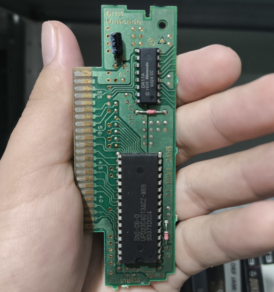 _Duck_Games's tweet photo. Placa original do cartucho de super Nintendo 

#supernintendo #snes #superfamicom #nes #nintendo #supernes #snesgames #nintendo64 #retrogaming #retrogames #retrogamer #supernintendoclassic #gameboy #gamecube #n64 #sega #megadrive https://t.co/TSGjBHPjY3