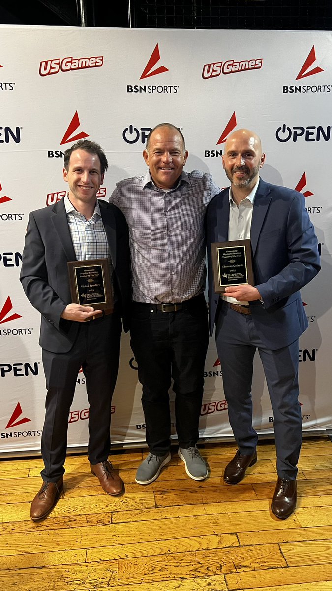 Brian Devore (@bdevore7) on Twitter photo Congratulations to <a href="/JrV4Victory/">Victor Spadaro Jr</a> and <a href="/CoachGelardi/">Coach Gelardi</a> on their teaching awards! I wish the National Award could be split between the 2 of you! Thankful you are part of our <a href="/OPENPhysEd/">OPEN Phys Ed</a> team! #teachershelpingteachers Congratulations to <a href="/JrV4Victory/">Victor Spadaro Jr</a> and <a href="/CoachGelardi/">Coach Gelardi</a> on their teaching awards! I wish the National Award could be split between the 2 of you! Thankful you are part of our <a href="/OPENPhysEd/">OPEN Phys Ed</a> team! #teachershelpingteachers