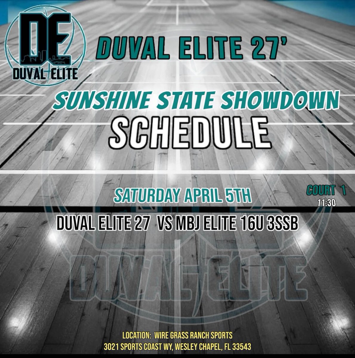First game of the season tomorrow!! Come watch us on Court 1.<a href="/DuvalElite/">DuvalElite</a> <a href="/SUTSReport/">SUTS Report</a> <a href="/PGHFlorida/">Prep Girls Hoops Florida</a>