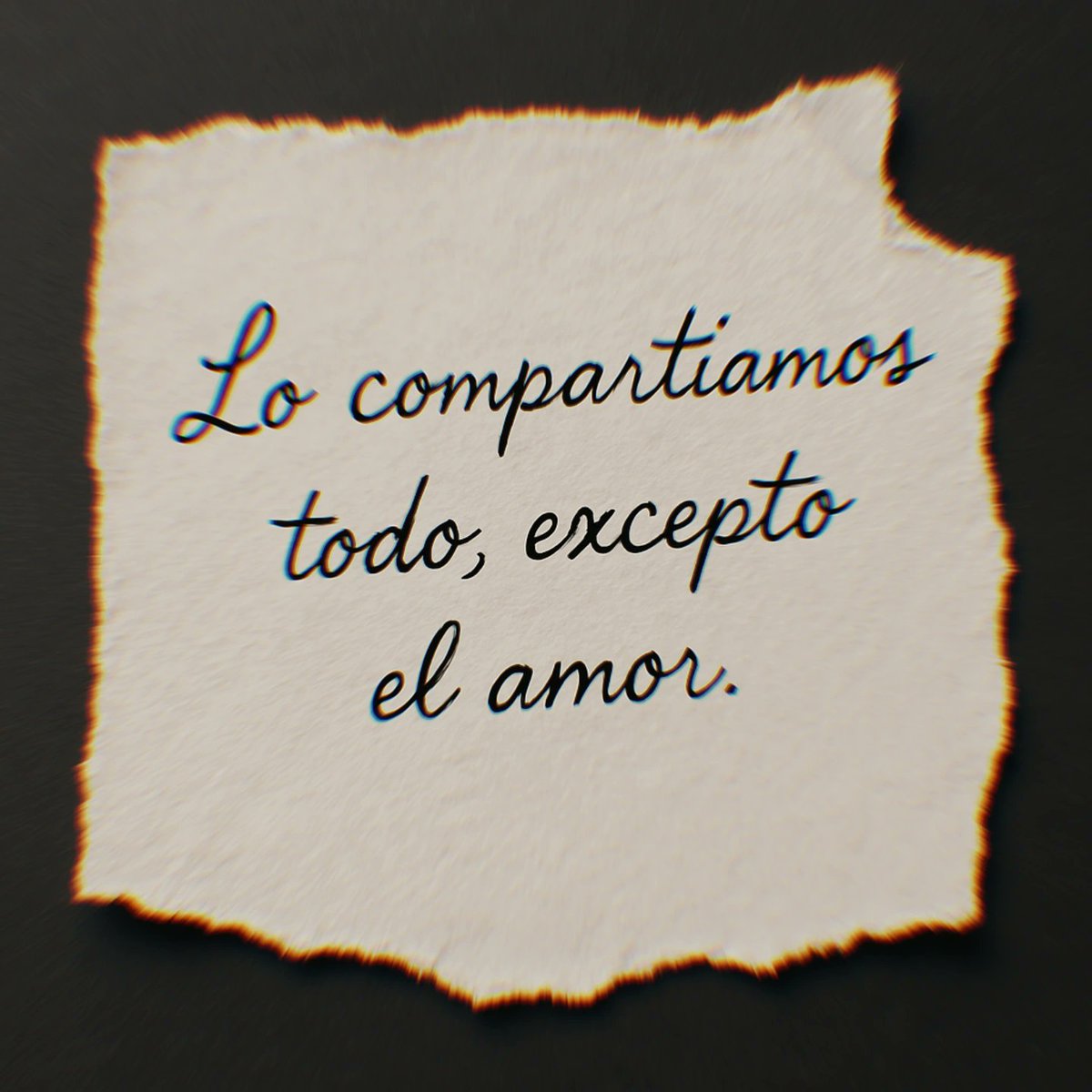 LianisRo's tweet photo. Lo compartíamos todo, excepto el amor. https://t.co/nmavBLBvI7