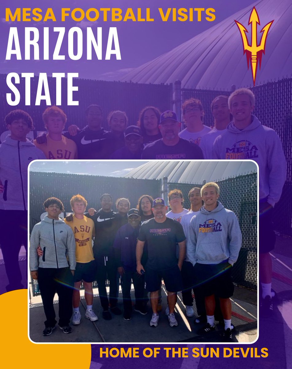 MesaHSathletics's tweet photo. Huge thanks to @ASUFootball for having our Mesa Jackrabbit players out at open practice yesterday! Awesome experience!
#ForksUp #MesaFootball #JackrabbitPride
🐰🏈🔥✨@CoachKlecka @CoachHathcock @ArizonaState @Mesa_FB @KennyDillingham https://t.co/HpjOwW6L0a