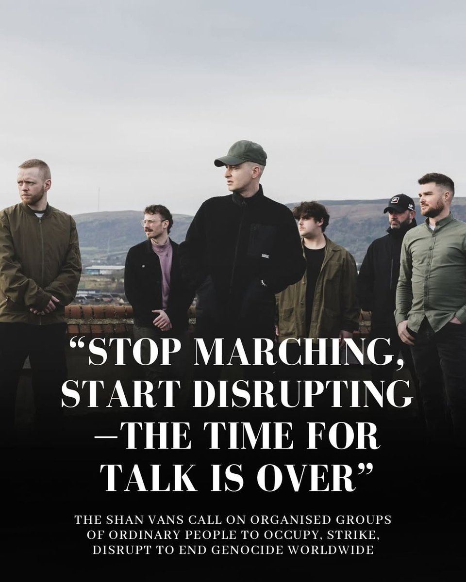 LONERANGE's tweet photo. From The @TheShanVans 

The Time for Polite Protest is Over 

Genocide doesn’t end with petitions or marches alone, however helpful they may be. It ends when the system enabling it is no longer functional. That’s why we are calling for mass civil disobedience, involving strategic, relentless disruption of every complicit institution.

THE SYSTEM ONLY WORKS IF WE LET IT

Governments commit war crimes because they assume people will obey. History proves that when people disrupt, power collapses - from India’s independence movement to the U.S. Civil Rights Movement to the fight against apartheid. The lesson is clear: mass noncompliance breaks regimes.

HOW WE MAKE GENOCIDE UNGOVERNABLE BY TARGETING FIVE AREAS OF COMPLICITY:

1. Shut Down Infrastructure
 * Block major roads and highways.
 * Disrupt airports sending arms to war zones.
 * Occupy government and corporate buildings complicit in genocide.

2. Paralyze Economic Systems
 * Organize mass strikes—no labor, no profit.
 * Shut down banks funding the arms trade.
 * Disrupt the supply chains of war-profiteering corporations.

3. Make Governing Impossible
 * Overwhelm courts and jails with mass arrests.
 * Hold sit-ins at embassies and parliaments.
 * Refuse to comply with laws enabling genocide.

4. Disrupt the Media
 * Interrupt live broadcasts spreading propaganda.
 * Flood social media with counter-narratives.
 * Expose journalists whitewashing war crimes.

5. Shut Down Universities
 * Occupy campuses until institutions divest from genocide.
 * Organise student walkouts to force action.
 * Expose university staff complicit in genocide

THE TIME TO ACT IS NOW

Genocide thrives on compliance. Do not wait. Do not ask for permission. Disrupt. Resist. Force the world to act.