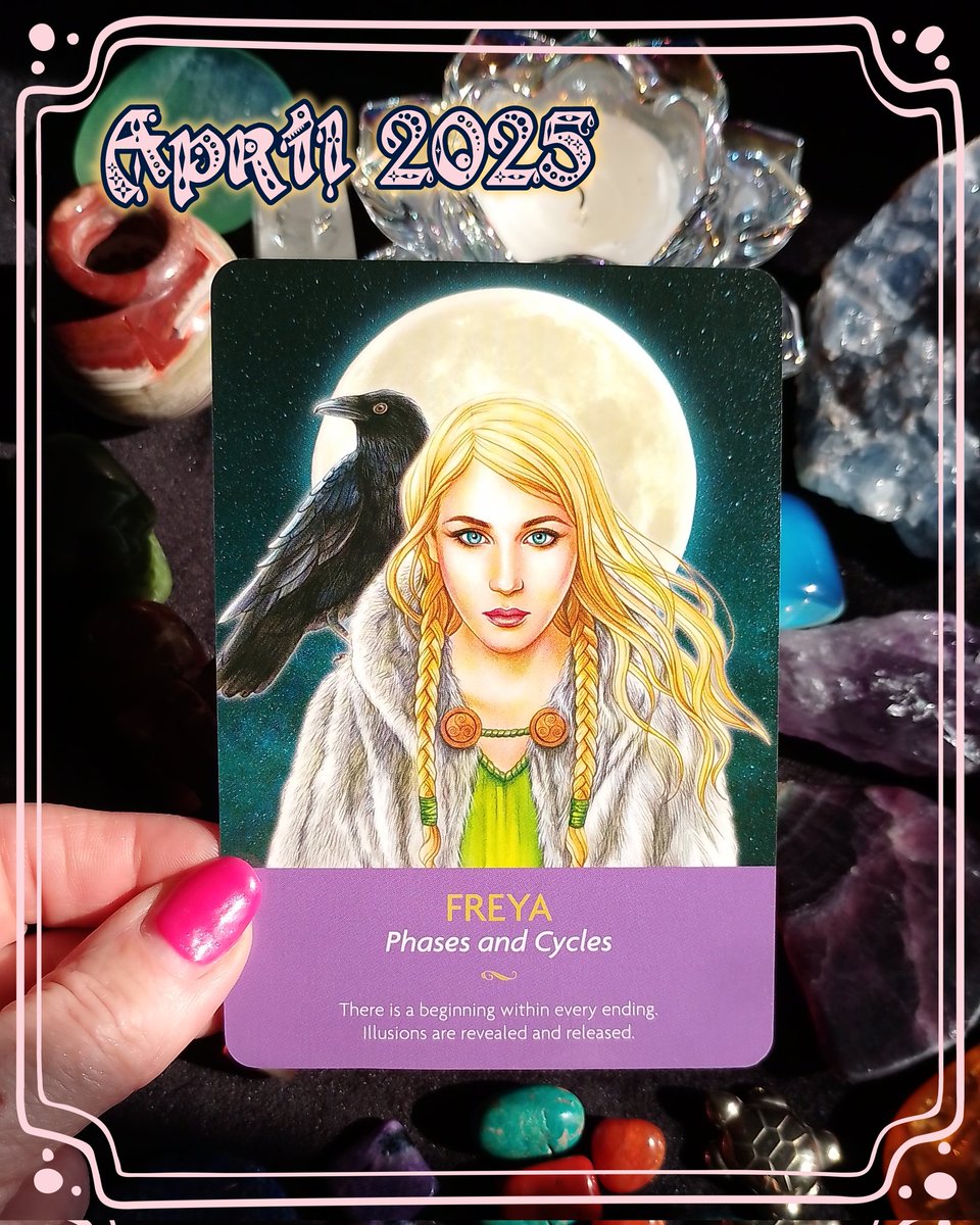 FREYA.
We have been anticipating change, NOW it's here. We could feel vulnerable. Know that the mighty goddess Freya will guide and protect us. Illusions are being revealed, we are able to leave behind anything false. This is an exciting time! 
#keeperofthelight 
#freya