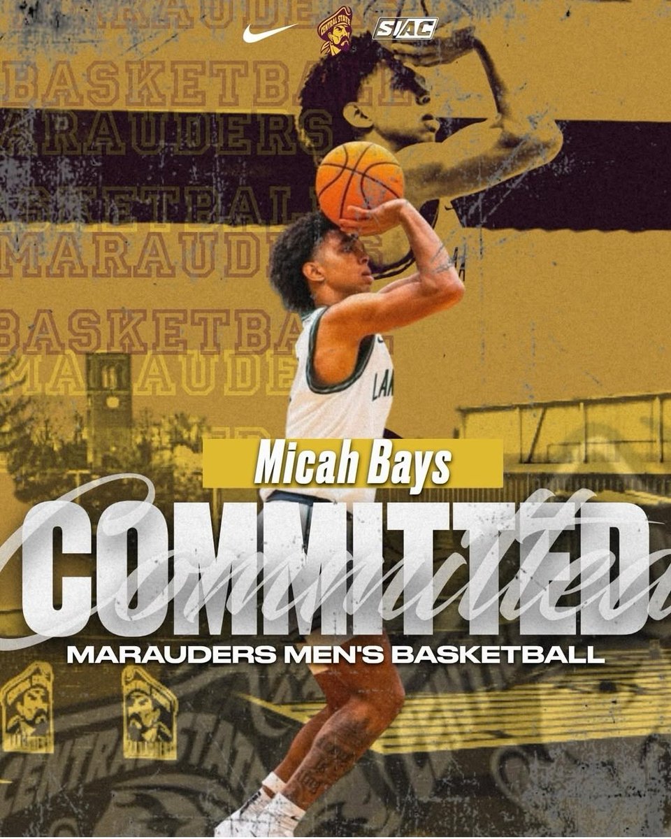 Central State I'm ready to turn up with you guys!!! Thank you Coach Lewis and staff for the opportunity!💯🤞🏽 #marauders #hbcu