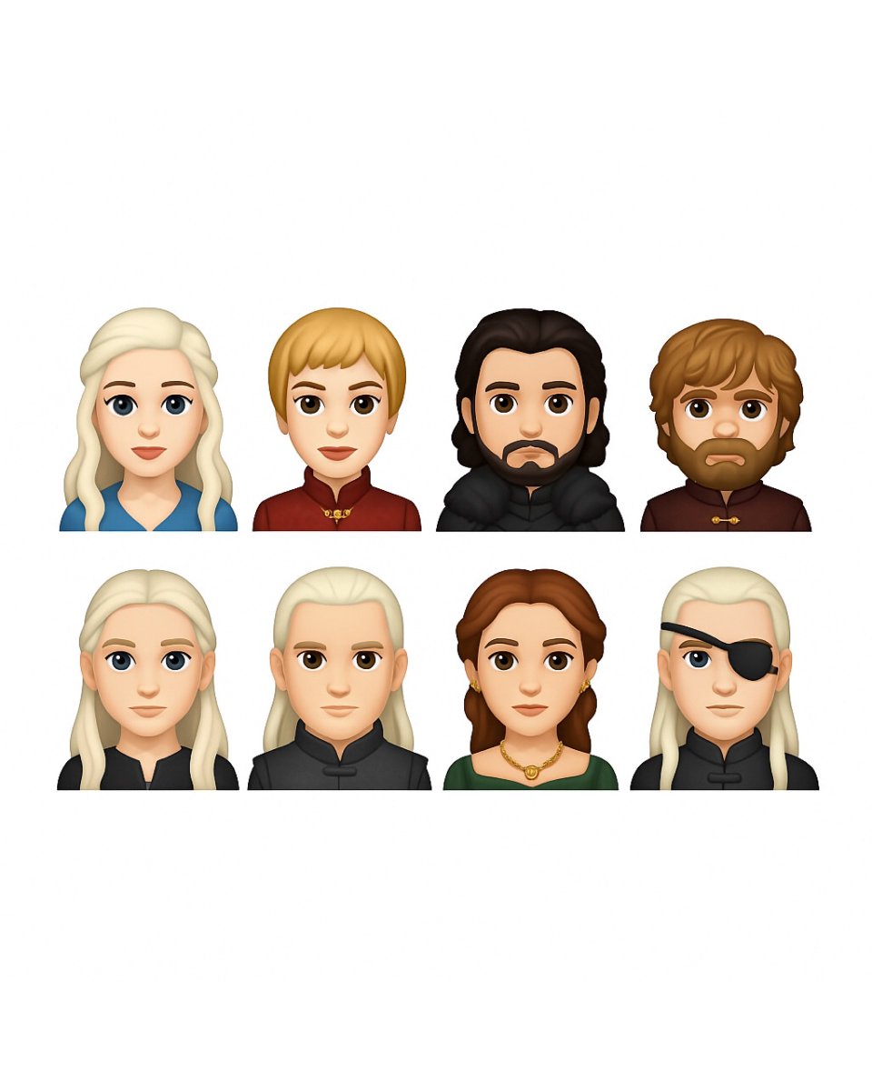 Apple teases new emojis of ‘Game of Thrones’ and ‘House of the Dragon’ characters for the upcoming iOS 18.5 update.