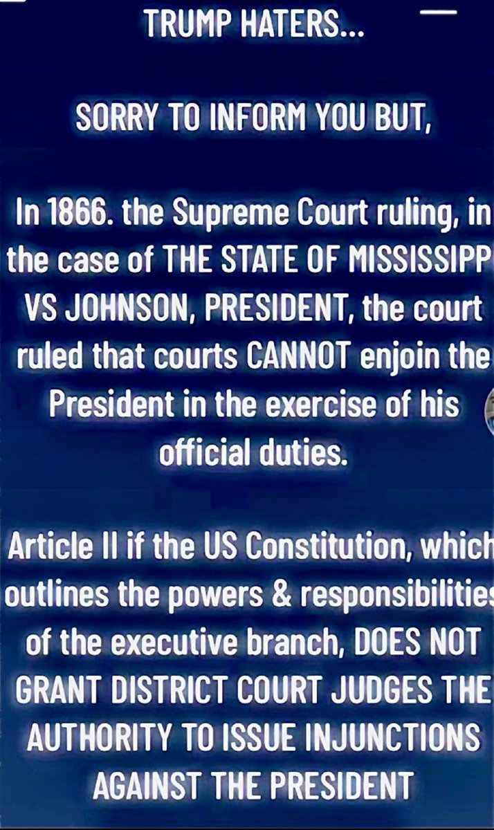 Law since 1866 needs too be upheld.