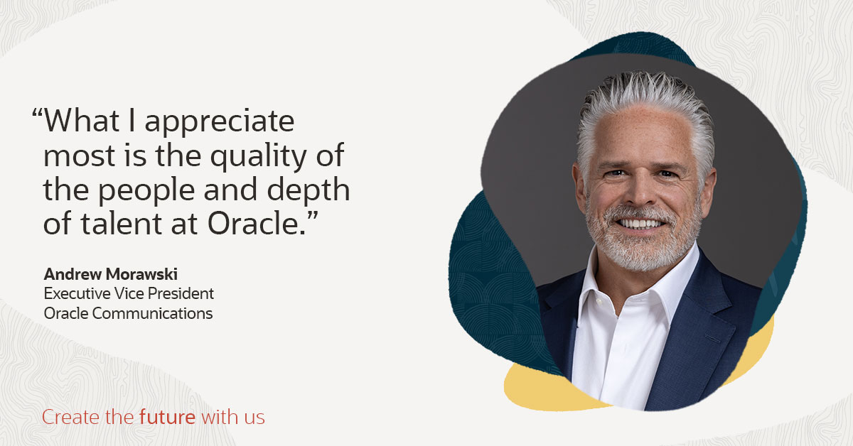 A conversation with Andrew Morawski, EVP at Oracle. Read about his journey from telecoms to tech: social.ora.cl/6019FBlJv