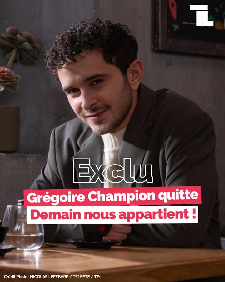 Comediensde_DNA's tweet image. 🚨 EXCLU Télé-Loisirs 🚨

Grégoire Champion, l’interprète de Timothée Brunet, quitte officiellement la série après plusieurs années de bons et loyaux services. 🎬💔

💬 Que penses-tu de son départ ?
_
#DemainNousAppartient #DNA #gregoirechampion #timothée

📷 @TeleLoisirs