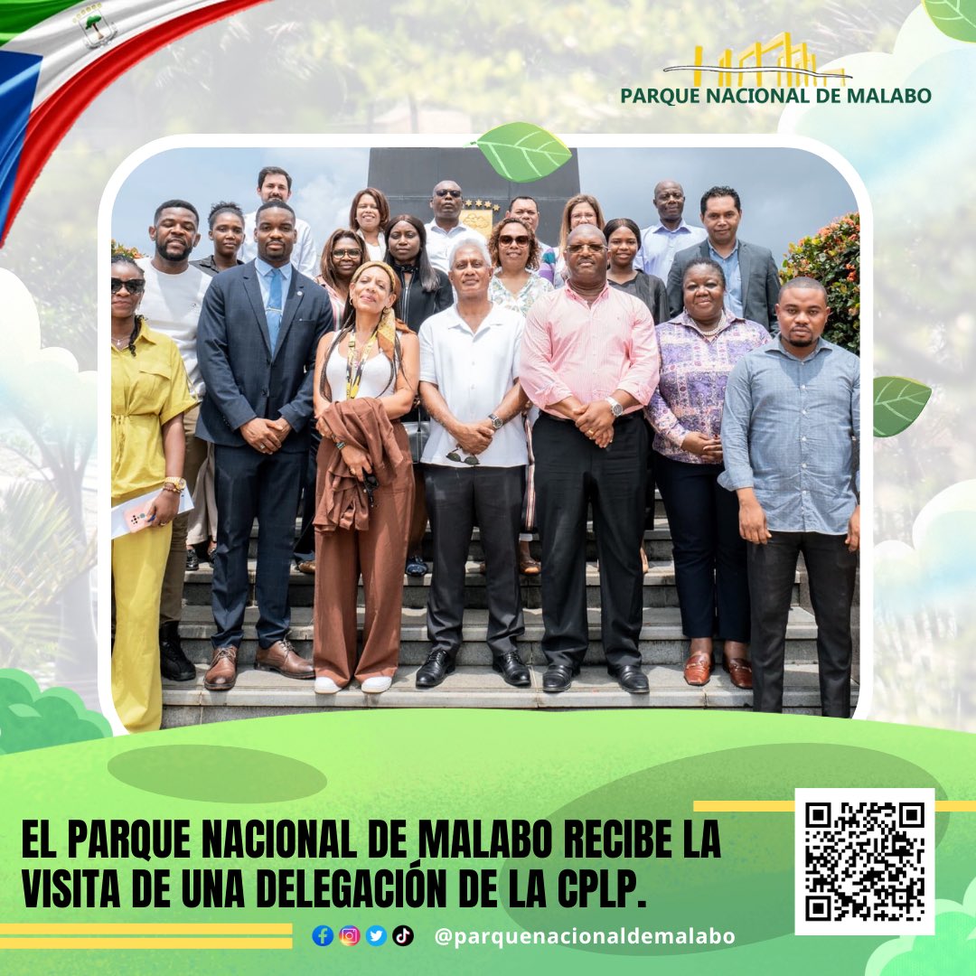 Una Delegación de Confederación Empresarial de la CLPL visita las instalaciones del Parque Nacional de Malabo. 

#CPLP #ParqueMalabo #GuineaEcuatorial