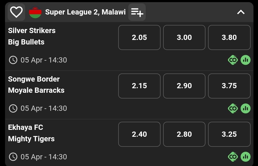 Tichite mwa mwambo kapena tidikirebe ( 1A3A4FA6 ) 

Ma odds abho achi Malawi 👍 pa <a href="/BetwayMalawi/">Betway Malawi</a>