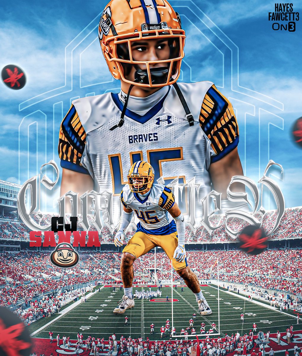 Hayes Fawcett (@hayesfawcett3) on Twitter photo BREAKING: Four-Star LB CJ Sanna has Committed to Ohio State, he tells me for <a href="/on3recruits/">Follow @Rivals</a>
The 6’3 225 LB from Lewis Center, OH chose the Buckeyes over Wisconsin, Indiana, & Miami
“Beyond blessed, Go Bucks 🌰”
on3.com/db/cj-sanna-24… BREAKING: Four-Star LB CJ Sanna has Committed to Ohio State, he tells me for <a href="/on3recruits/">Follow @Rivals</a>
The 6’3 225 LB from Lewis Center, OH chose the Buckeyes over Wisconsin, Indiana, & Miami
“Beyond blessed, Go Bucks 🌰”
on3.com/db/cj-sanna-24…