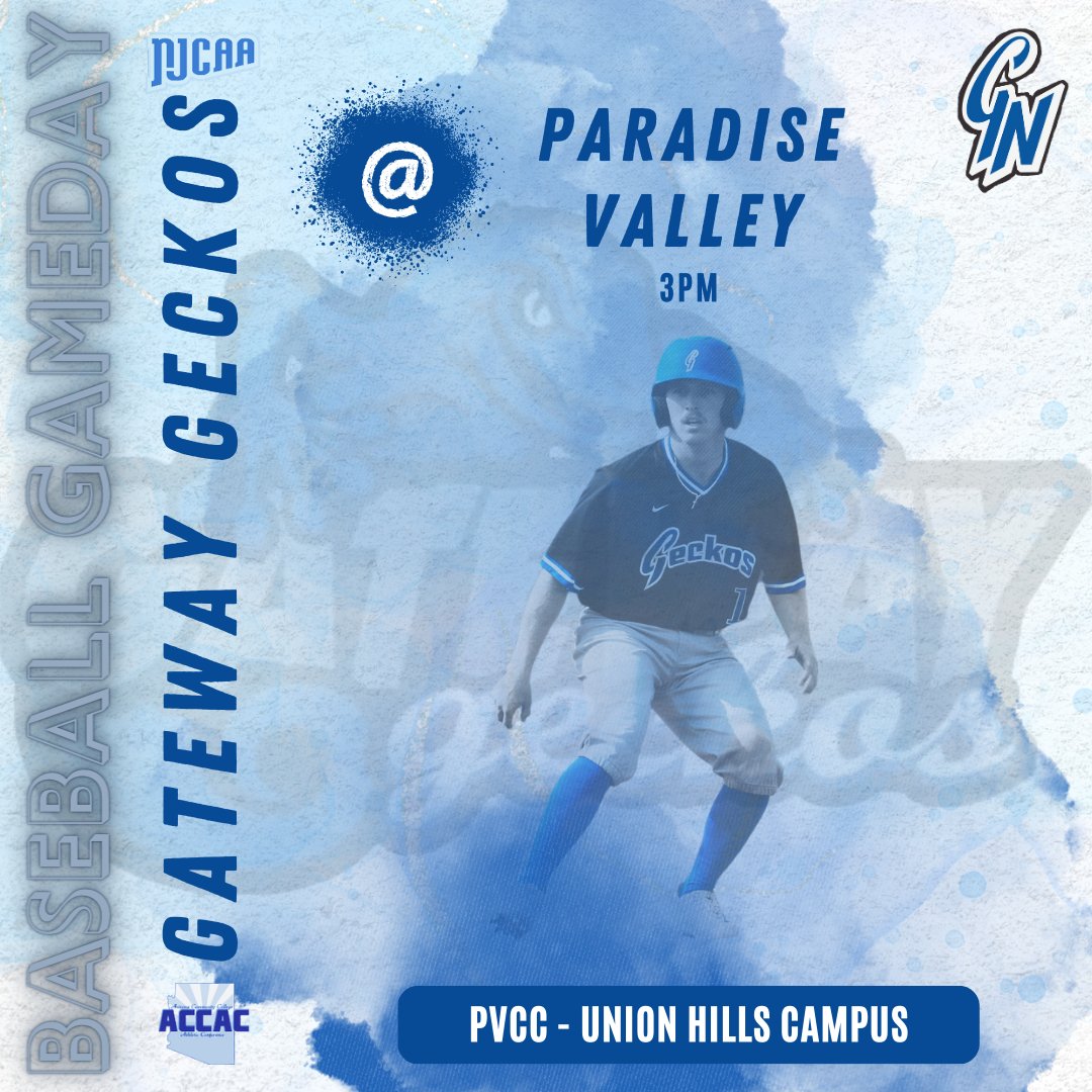 GateWay CC Athletics (@gatewaygeckos) on Twitter photo ⚾🦎 GameDay 🦎⚾
⚾ <a href="/gecknation/">GeckNation Baseball</a>
🆚 <a href="/PVCCPumas/">Puma Athletics</a>
🕦 3pm
📍 PVCC
🤳 Game Changer➡Gateway Geckos Baseball 2025
<a href="/Gatewaycc/">Gateway CC</a> <a href="/accac_sports/">ACCAC Sports</a> <a href="/NJCAA/">NJCAA</a>
#letsgogeckos #BaseBall #gecknation #gdub #gameday ⚾🦎 GameDay 🦎⚾
⚾ <a href="/gecknation/">GeckNation Baseball</a>
🆚 <a href="/PVCCPumas/">Puma Athletics</a>
🕦 3pm
📍 PVCC
🤳 Game Changer➡Gateway Geckos Baseball 2025
<a href="/Gatewaycc/">Gateway CC</a> <a href="/accac_sports/">ACCAC Sports</a> <a href="/NJCAA/">NJCAA</a>
#letsgogeckos #BaseBall #gecknation #gdub #gameday