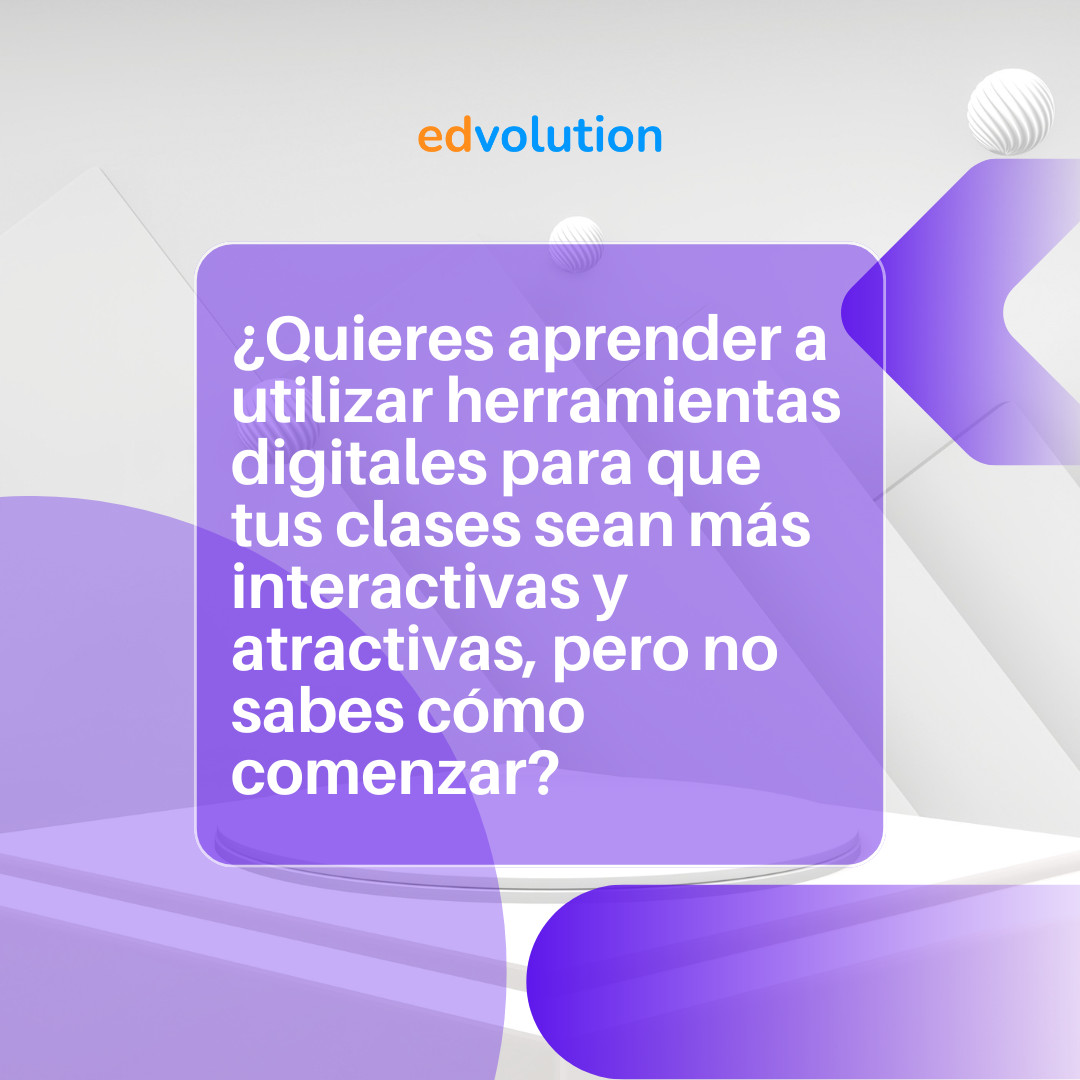 EdvolutionEs's tweet image. Transforma tus clases en experiencias inolvidables 😎 Aprende a usar herramientas digitales y ¡haz que tus estudiantes se involucren como nunca! Descúbrelo el próximo 11 de abril.

💻 bit.ly/Edcompanion

#Edcompanion #Edvolution #FormacionesEdvolution #Docentes #Profes
