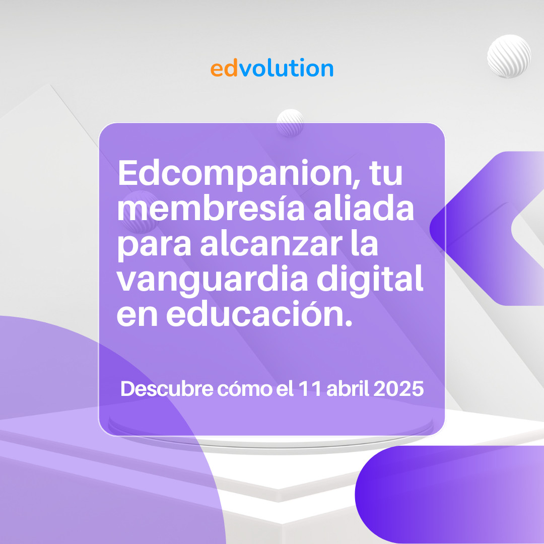 EdvolutionEs's tweet image. Transforma tus clases en experiencias inolvidables 😎 Aprende a usar herramientas digitales y ¡haz que tus estudiantes se involucren como nunca! Descúbrelo el próximo 11 de abril.

💻 bit.ly/Edcompanion

#Edcompanion #Edvolution #FormacionesEdvolution #Docentes #Profes
