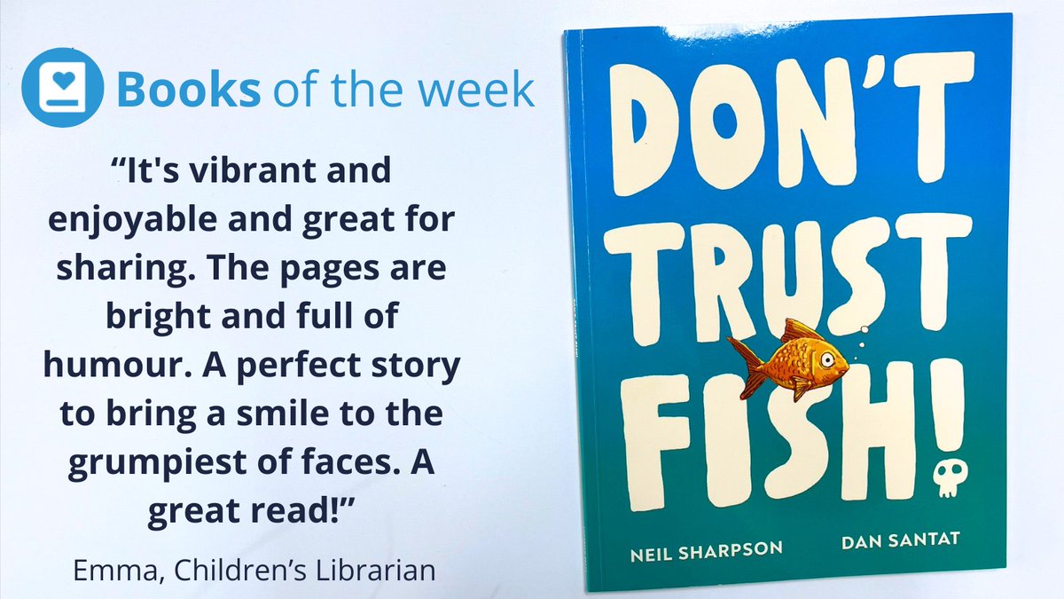 Peters (@petersbooks) on Twitter photo Our Book of the week is bursting with humour and guaranteed to bring a smile, Don't Trust Fish! by <a href="/UnshavedMouse/">Neil Sharpson</a> and <a href="/dsantat/">Dan Santat</a> 📘
Learn more: peters.co.uk/books-of-the-w… Our Book of the week is bursting with humour and guaranteed to bring a smile, Don't Trust Fish! by <a href="/UnshavedMouse/">Neil Sharpson</a> and <a href="/dsantat/">Dan Santat</a> 📘
Learn more: peters.co.uk/books-of-the-w…