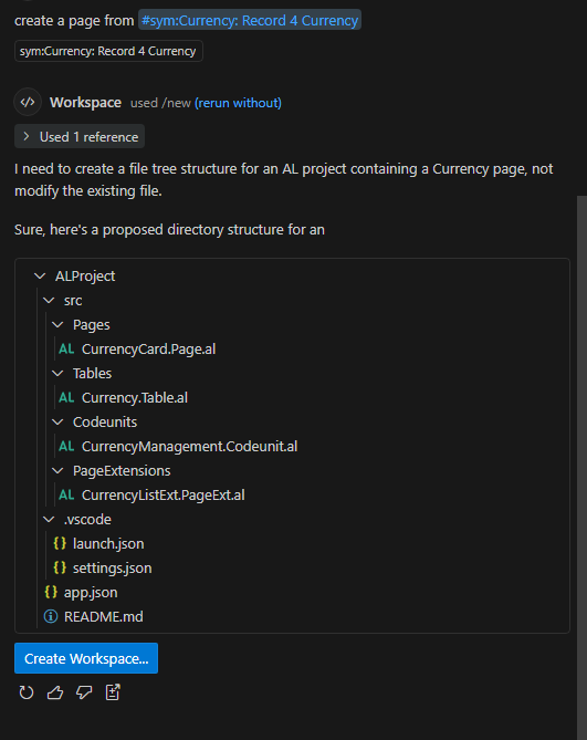 SBalslev's tweet image. #msdyn365bc developers! The AL Language pre-release v16.0.1417442 is here, power up your symbol usage. 🚀 In #GitHub #Copilot chat, you can now use the # sym: syntax to include symbols. And Go To Symbol (Ctrl+T), navigating your workspace and dependencies has never been easier!