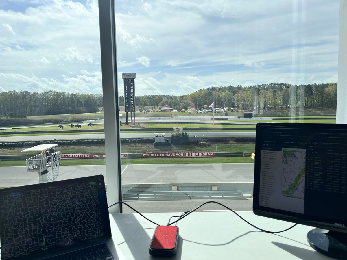 My view for “work” today. <a href="/BarberMotorPark/">Barber Motorsports</a> <a href="/MotoAmerica/">MotoAmerica</a>