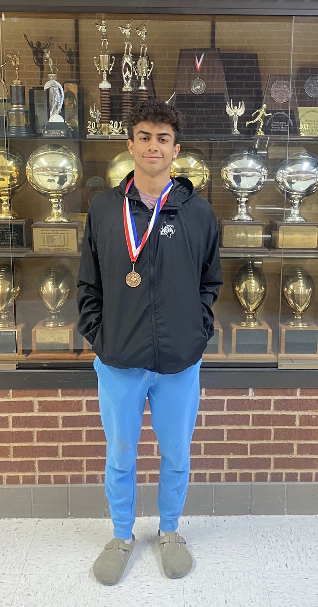 District 11 - 3A 300 M Hurdles 3rd Place, Riken Cross