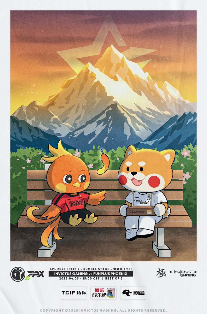 2025 LPL Split 2 

4.5 iG VS FPX 15:00

Starting Lineup：TheShy、Jiejie、Rookie、GALA、Meiko
Solo Player：TheShy

#Lpl #iGWIN #GoInvictus