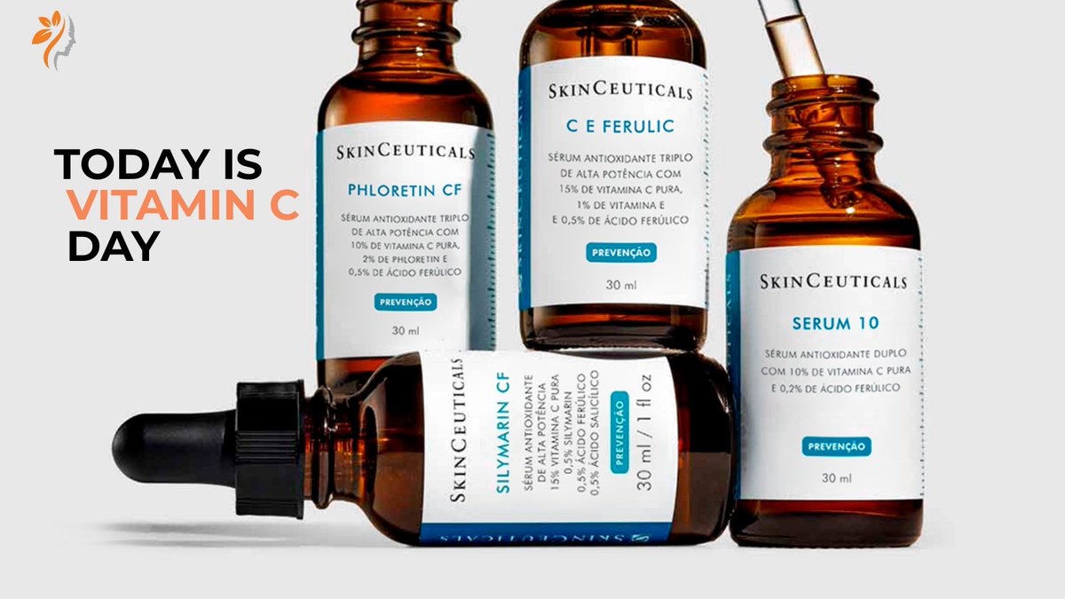 #VitaminC is a powerhouse antioxidant that helps brighten, firm, and protect your skin from environmental stressors. Whether you're targeting wrinkles, discoloration, oiliness, or sensitivity, there's a SkinCeuticals serum designed just for you! 
SHOP: ow.ly/Ivqe50VrTsu