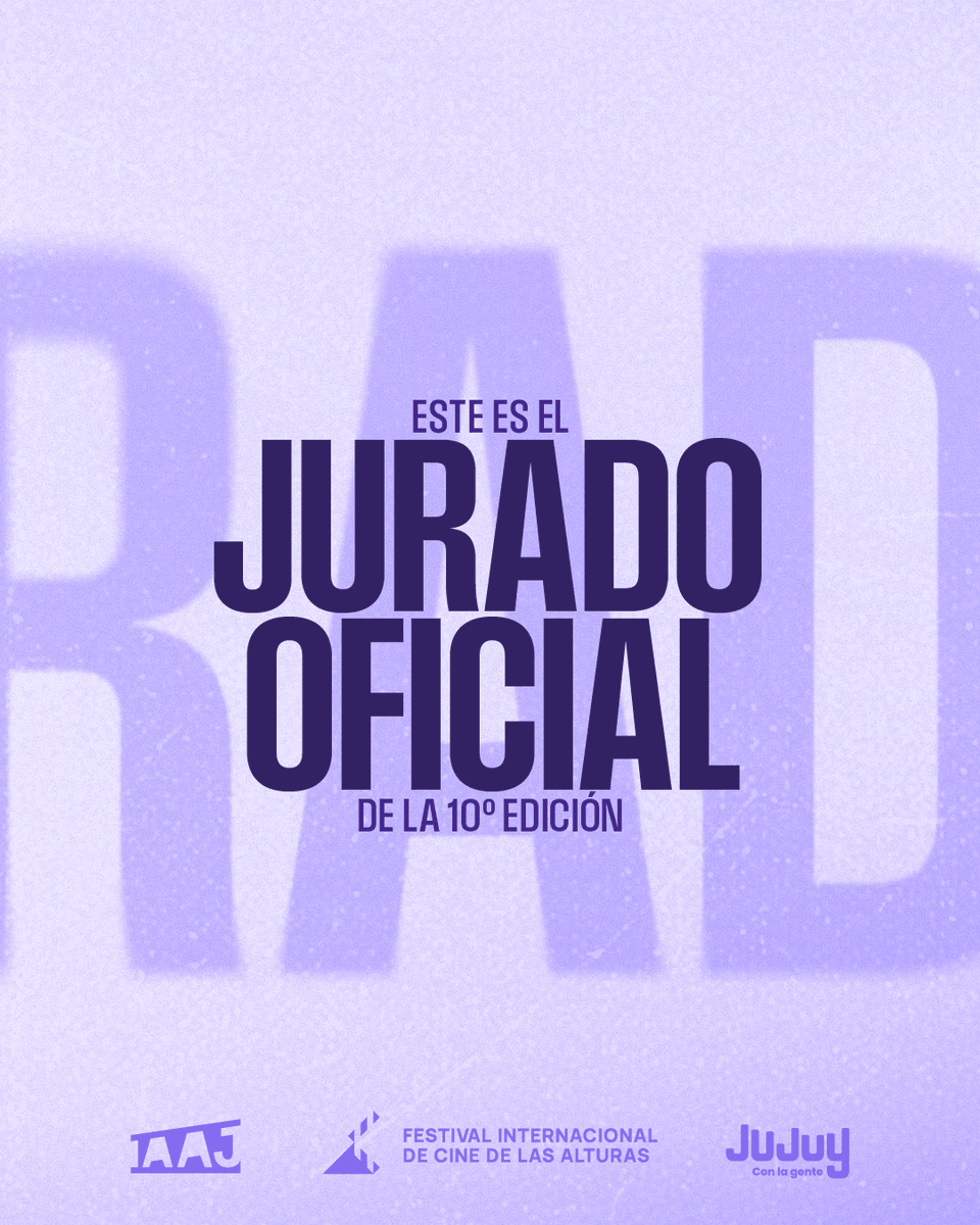 Conocé a los jurados de la 10° edición del Festival Internacional de Cine de las Alturas!
Del 16 al 24 de mayo te esperamos en Jujuy para vivir lo mejor del cine andino!
Más Info 👉 cinedelasalturas.com.ar
#jurados #festivaldecinedelasaalturas #ficcion #documental #cortosnoa #wip