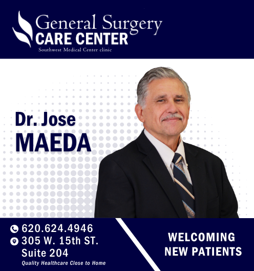 🚨 Need a trusted surgeon? Meet Dr. Jose Maeda at the General Surgery Care Center! 🏥✨

With expertise, precision, and compassionate care, Dr. Maeda is here to provide top-quality surgical solutions for you and your loved ones. 

📞 Call us today: 620-624-4946
