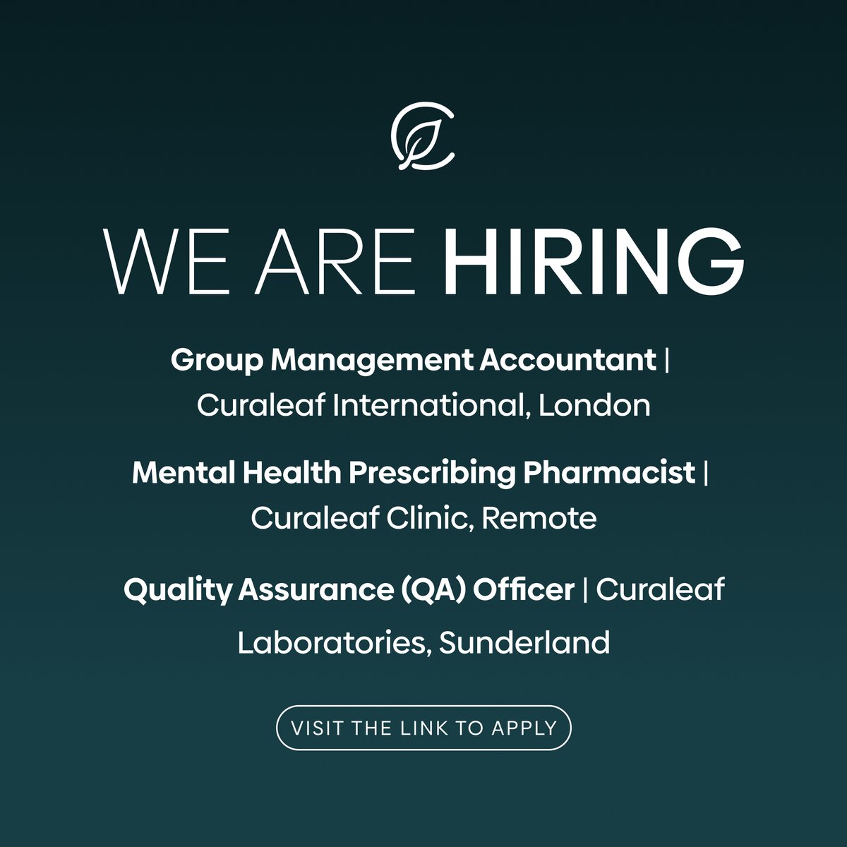 Curaleaf International is growing and we're looking for talented individuals to join our team. Check out a range of new job opportunities across the UK👇

Group Management Accountant | Curaleaf International, London:

We're searching for a passionate and meticulous Group