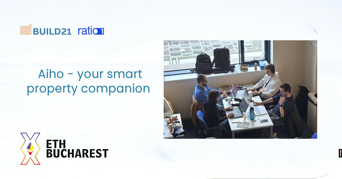 Hackathon mode: ON!
The R&amp;D teams of <a href="/Build21io/">Build21</a> and <a href="/ratio1ai/">Ratio1</a> are pushing boundaries at the ETH Bucharest Hackathon 2025!

We're building an innovative solution that fuses #blockchain and #AI to deliver safer, smarter, and more sustainable homes.

#Aiho is taking shape. This is