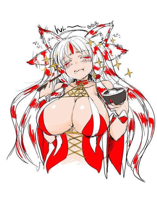 日経平均の下落に連動してGEN狐ちゃんが脱ぐ!みたいなのも考えたが、もともとそのんなに着衣面積多くなかったわ 一撃ポロリ圏内 