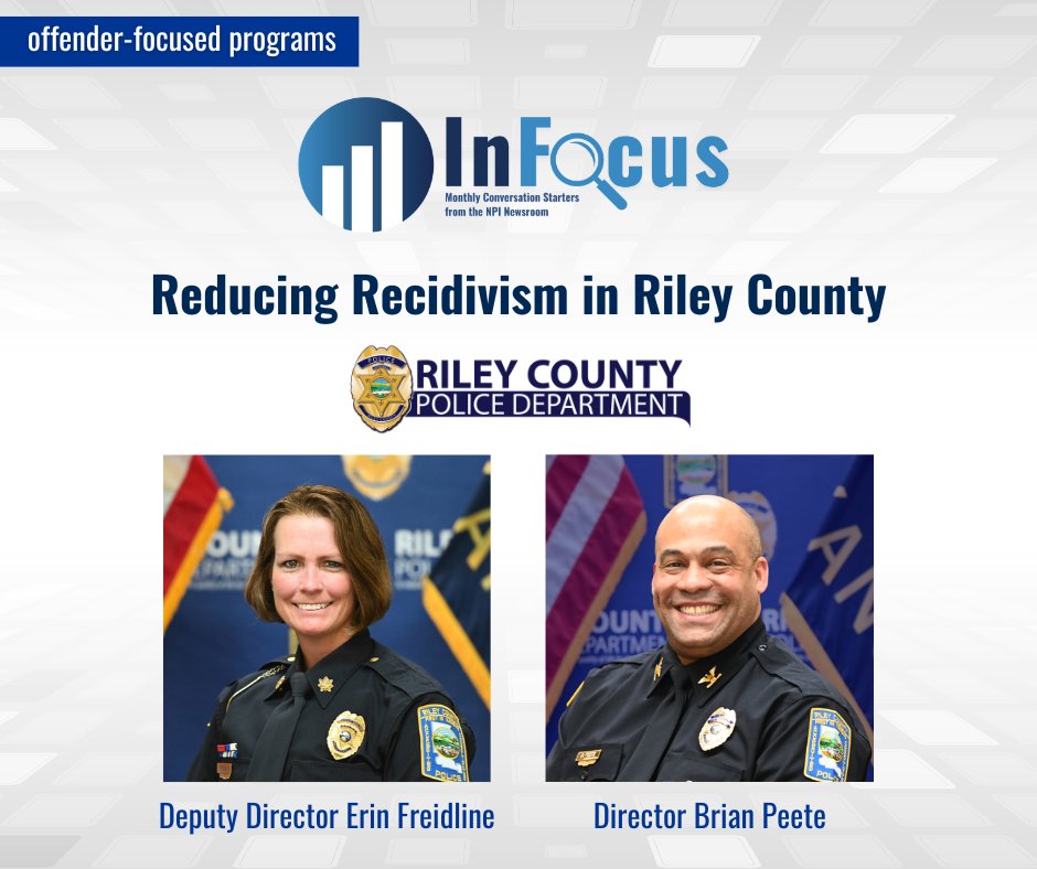 A recent issue of 𝐈𝐧𝐅𝐨𝐜𝐮𝐬 examines offender-focused strategies &amp; the effectiveness of focused deterrence. Discover how the Riley County Police Department's Repeat Offender Program (ROP) has sustained success by targeting chronic violators: hubs.li/Q03dypQP0