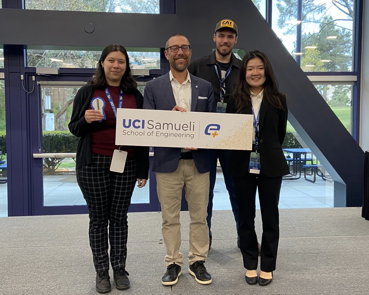 Wildfire monitoring and space-type systems are among the senior projects that won the Dean's Choice Awards! Read about the innovations at tinyurl.com/yssrm3df
You can support student projects like these by giving early at givingday.uci.edu/engineering #UCIGivingDay
