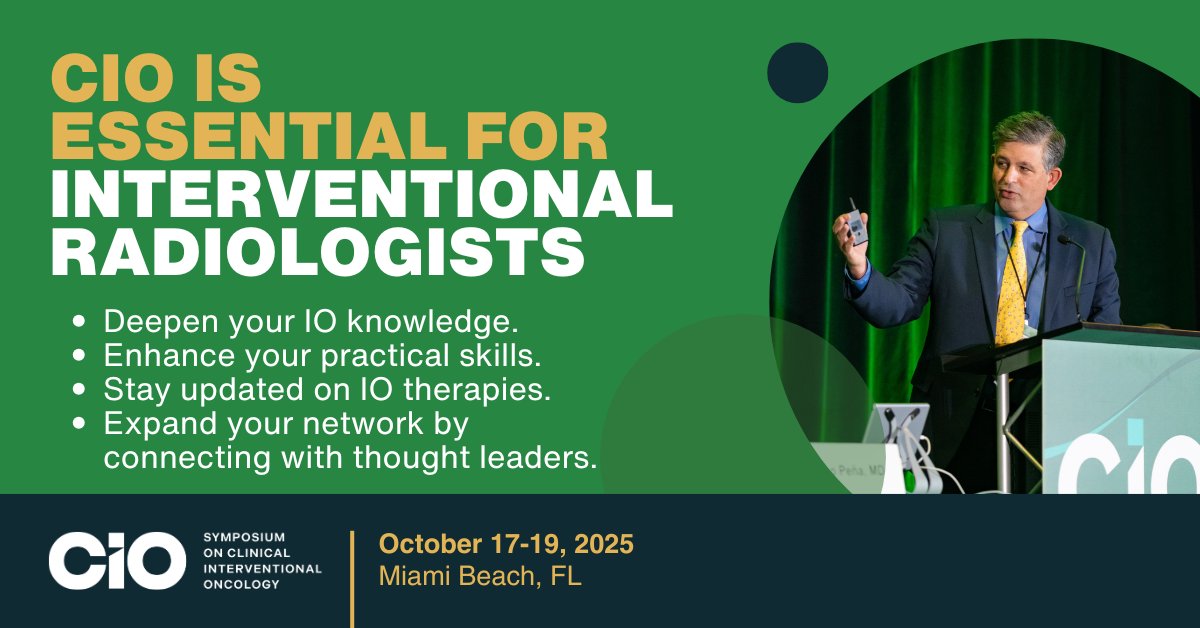 The IO Meeting (@cio_oncology) on Twitter photo Level up your IO game at #CIO2025—the go-to event for cutting-edge education & connection in IO.
📆 October 17-19, 2025
📍 Miami Beach, Florida
Save up to $350 with Tier 1 pricing—register now: hubs.ly/Q03fbhJ90
<a href="/docTPlive/">Tino Peña</a> <a href="/DieHCCDie/">Ed Kim</a> <a href="/abijaoudehn/">Nadine Abi-Jaoudeh</a> <a href="/Gina_Landinez_/">Gina Landinez</a> Level up your IO game at #CIO2025—the go-to event for cutting-edge education & connection in IO.
📆 October 17-19, 2025
📍 Miami Beach, Florida
Save up to $350 with Tier 1 pricing—register now: hubs.ly/Q03fbhJ90
<a href="/docTPlive/">Tino Peña</a> <a href="/DieHCCDie/">Ed Kim</a> <a href="/abijaoudehn/">Nadine Abi-Jaoudeh</a> <a href="/Gina_Landinez_/">Gina Landinez</a>