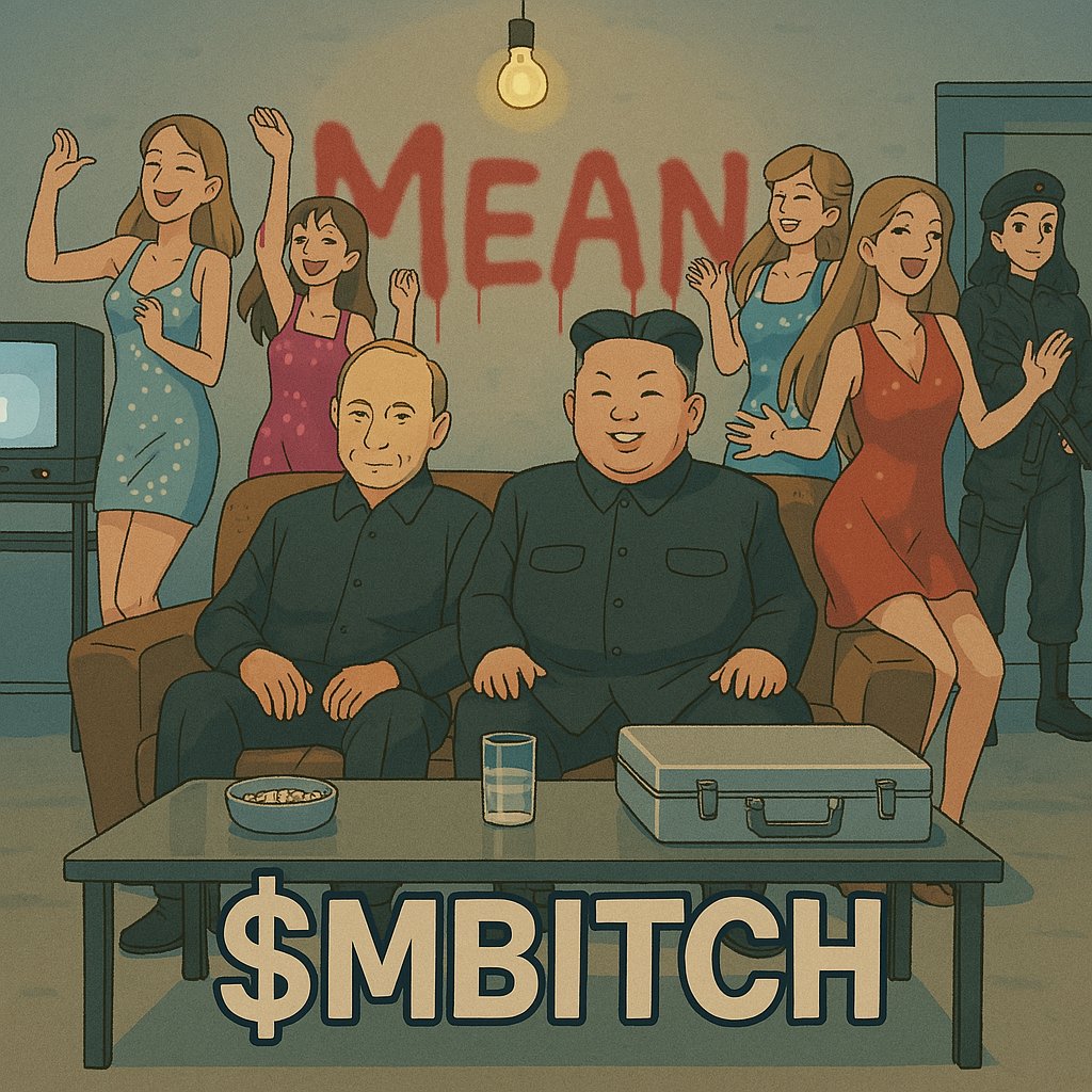 MemesInsiderX's tweet photo. Putin and Kim already joined the $MBITCH movement. Whatโs stopping you? Donโt get left behind. ๐๐ผ๐ฉธ #MBITCH #NextLevelDegens https://t.co/fcaPTRpGGB
