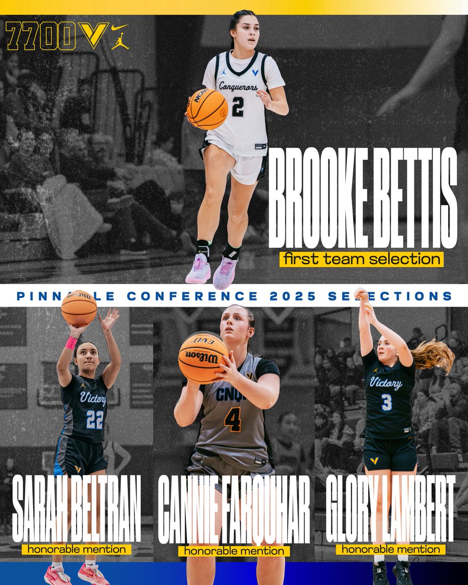 Victory Girls Basketball (@victorygbb) on Twitter photo Big shout!
<a href="/BrookeBettis2/">Brooke Bettis</a> — ALL-CONFERENCE
<a href="/sarahibeltran22/">Sarahi Beltran</a> Cannie Farquhar and <a href="/GloryLambe8208/">Gloryahnna Lambert</a> — Honorable Mention
Way to rock it ladies! Big shout!
<a href="/BrookeBettis2/">Brooke Bettis</a> — ALL-CONFERENCE
<a href="/sarahibeltran22/">Sarahi Beltran</a> Cannie Farquhar and <a href="/GloryLambe8208/">Gloryahnna Lambert</a> — Honorable Mention
Way to rock it ladies!