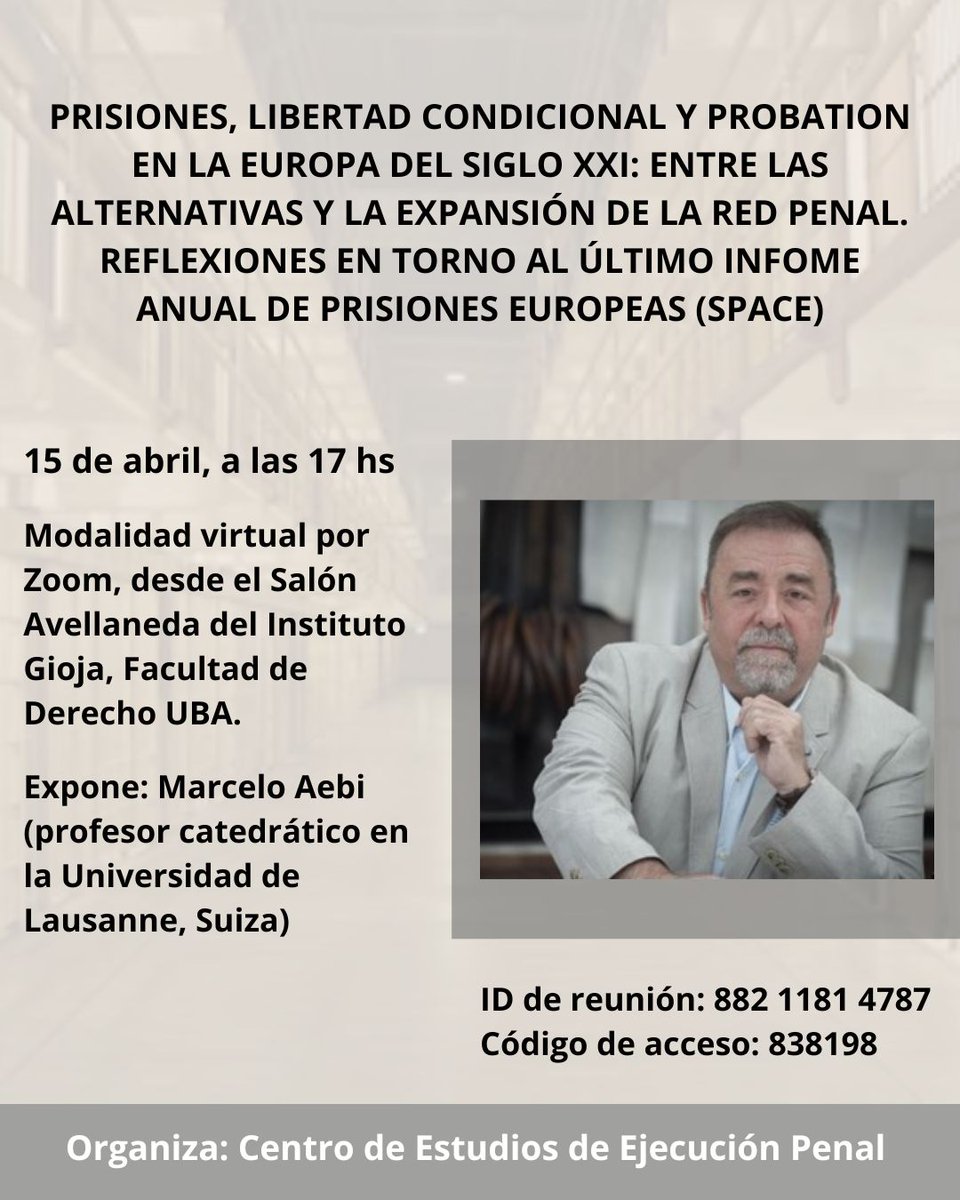 Prisiones, libertad condicional y probation en la Europa del siglo XXI: entre las alternativas y la expansión de la red penal. Reflexiones en torno al último informe anual de prisiones europeas (SPACE)