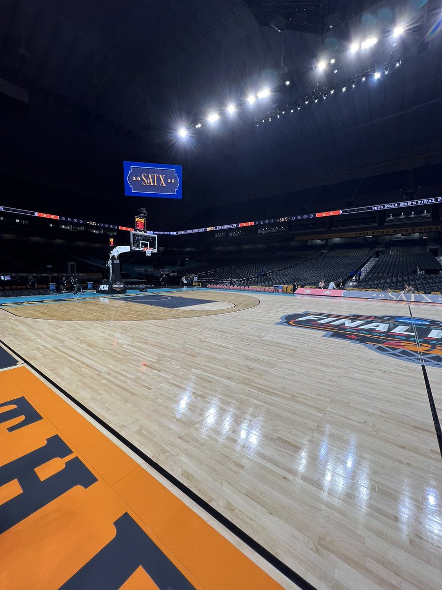 AdamJMill's tweet photo. Great to see my guy @SionJames14 on the big stage in San Antonio for the #FinalFour https://t.co/SlQnYz4L2Q